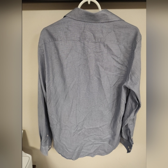 Men's Michael Kors Slim Fit Stretch Dress Shirt Large -  16 1/2 And 34/35 EUC - Picture 3 of 6